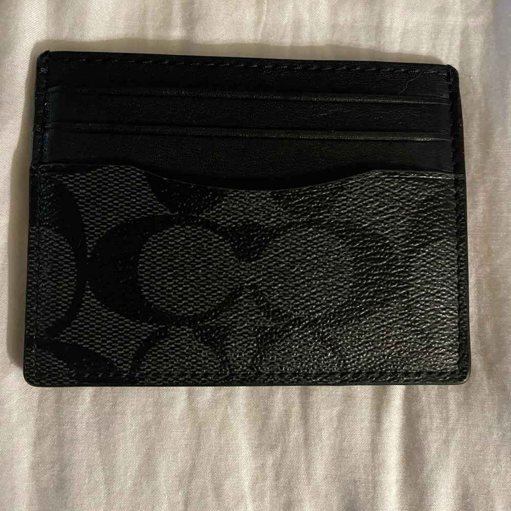Coach card holder 🖤